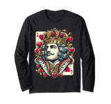 King Of Hearts Playing Cards Halloween Deck Of Cards Poker Long Sleeve T-Shirt