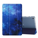 FINTIE Case for Samsung Galaxy Tab A 10.1 2019 T510 / T515 - Lightweight SlimShell with Translucent Frosted Stand Back Cover for Samsung Galaxy Tab A 10.1-inch Tablet 2019 Release, Starry Sky