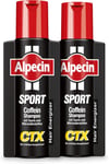 Alpecin CTX Sport Caffeine Shampoo 2 X 250 Ml - for Sports Strain, Charges Energ