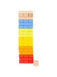 Small Foot - Wooden Rainbow Wobble Tower Game