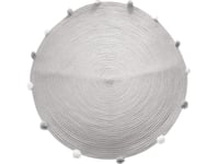 Atmosphera Barnrumsmatta Grå Med Pompoms, Ø 90 Cm