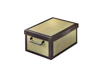 Kanguru 026 TA Baulino Boîte de Rangement en Carton Plastifiée Tapirus 35 x 25 x 17,5 cm