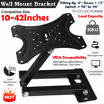 TV/Wall Bracket Swivel Motions Mount For LED 3D LCD 10 to 42 Inch Tilt Plasma TV