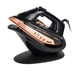 Beldray Cordless Steam Iron With Stand 2 in 1 300 ml Tank 2600 W Rose Gold/Black