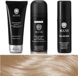 Mane Hair Thickener, Shampoo and Shine Finishing Spray Travel Pack 100 Ml (Mediu
