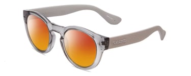 Havaianas TRANCOSO/M Unisex Round Polarized Sunglasses Silver Grey 49mm 4 OPTION