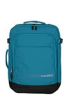 Travelite Kick Off Backpack Cabin Luggage Roll-Top 35 litres, Petrol, 35 Liter, Roll top