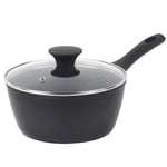 Salter Saucepan 20 cm Megastone Noir Forged Aluminium Non-Stick Dishwasher Safe