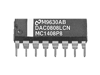 Texas Instruments DAC0808LCN/NOPB IC för dataloggning - Digital-till-analog-omvandlare (DAC) rör