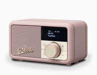 Roberts Revival Petite DAB+/FM /BT Portable Radio - Dusky Pink - 2 Yr Warranty. 