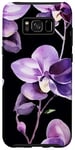 Coque pour Galaxy S8+ Orchidée moderne - Motif lavande