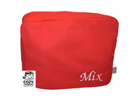 Cozycoverup® Dust Cover for Kenwood Food Mixer in Red 'Mix' Embroidered (Major Classic/Premier/Chef XL/6.7L KM636 KVL4100S KVL4100W)