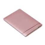 MacBook 13" / Laptop 13" SOYAN Sleeve med Ficka (33 x 24 cm) - Imitationsläder - Rött Guld