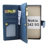 XL Standcase Lyxfodral Nokia G42 5G (Marinblå)