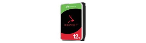 Seagate IronWolf ST6000VN006 - Disque dur - 6 To - interne - 3.5" - SATA 6Gb/s - mémoire tampon : 256 Mo - avec 3 ans de Seagate Rescue Data Recovery