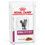 Royal Canin Veterinary Feline Renal Beef i sås - 48 x 85 g
