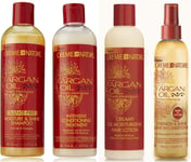 Crème of Nature Argan Oil from Morocco (4 SET BUNDLE) - Shampoo + Conditioner + 