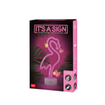 It's a sign, LED-lampa - Flamingo