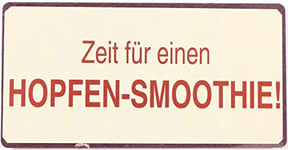 La Finesse Décoratif Aimant de Réfrigérateur pour Maison, Zeit Für Einen Hopfen Smoothie, 5 cm x 10 cm