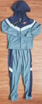 Nike Boy's Sportswear Tracksuit Sz M Age 10-12 Yrs Blue White Orange CU9202 031