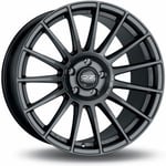 OZ Superturismo Dakar Matt Gun Metal Silver Lettering 10x21 5/130 ET33 B84 - Aluminiumfälgar