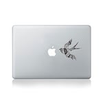 Soul Searching Swallows Vinyl Sticker for Macbook (13/15) or Laptop by Eastern Promise