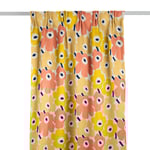 Marimekko Pieni Unikko Gul/Rosa Gardinlängd