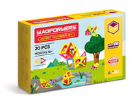 Magformers 702004 Animal Themed Rotating Magnets STEM Award-Winning Educational Toy Construction, Multicolor