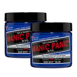 Manic Panic Bad Boy Blue Classic Creme Vegan Semi Permanent Hair Dye 2 x 118ml