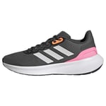 adidas Femme Runfalcon 3.0 Running Shoe, Grey/Crystal White/Beam Pink, 39 1/3 EU