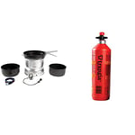 Trangia 25 Non-Stick With Gas Burner & Fuel Bottle with Safety Valve, 1 L
