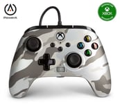 Manette filaire améliorée PowerA pour Xbox Séries X/S Camouflage Métallique