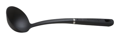 Circulon - Momentum - Large Ladle Spoon - Heat Resistant - Comfort Handle - Nylon Utensil - Black