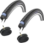 Schwalbe Marathon Plus 700x28c racer ventil 2 däck + 2 slangar