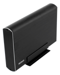 Deltaco externt kabinett för 1x3,5" SATA-hårddisk, USB-C, USB 3.1 Gen 2, SATA 6Gb/s, svart