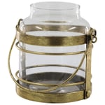 Chic Antique Denmark Hurricane Lykta Antik Mässing S