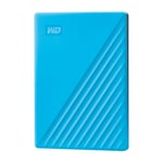 Western Digital My Passport extern hårddisk 2 TB, blå