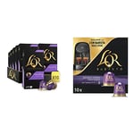 L'OR Espresso Lungo Profondo Intensity 8 - Nespresso* Compatible Aluminium Coffee Capsules - 10 Packs of 10 Capsules (100 Drinks) & L’OR BARISTA Double Lungo Profondo XXL Aluminium