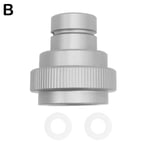 CO2 Snabbkoppling Adapter för SodaStream Art, Terra, DUO till TR21-4 Silver TR21-4