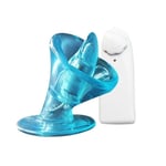 LCC® Kvinnliga Vuxna Produkter Flirtmassage Elektrisk Tunga Mun Vibrator Sugkopp Oralsex Enhet|Blå