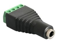 Delock - Audio-Adapter - 4 Stifts Terminalblock Hona Till Mini-Phone Stereo 3.5 Mm Hona
