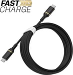 OtterBox Fast Charge USB-C til USB-C-kabel - 3 meter - Vit
