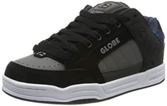 Globe Tilt Chaussures de Skateboard - Black/Blue Knit - US 11