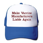 HomePink Classic Baseball Cap, Make Vaccine Manufacturers Liable Again Brown Unisex Outdoor Trucker Hat Mesh Snapback Adjustable