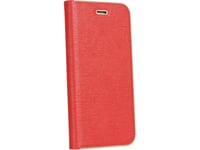 Partner Tele.Com Kabura Forcell Luna Book Gold Iphone 7 / 8 / Se 2020 Czerwona