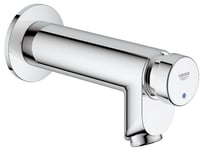 Grohe Euroeco CS 36266000 Self-Closing Wall Tap, Blue,red