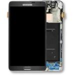 Ecran Tactile + Lcd Gris Avec Châssis De Remplacement Pour Samsung Galaxy Note 3 Lite (N7505)