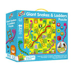 Galt Toys, Giant Snakes and Ladders Puzzle, Jigsaw and Board Game for Kids, Ages 3 Years Plus