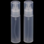 2pc50ml Transparent Plastic Perfume Small Spray Refillable Bottl One Size