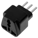 XM Adaptateur de Voyage Prises UK AU US USA EU Monde vers Prise Secteur Italienne Italie 3 Pin Broches Universel Noir